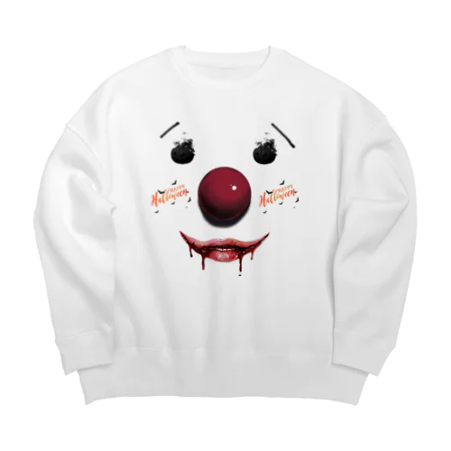 【HELLOWEEN FACE】 Big Crew Neck Sweatshirt