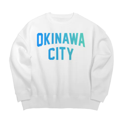 沖縄市 OKINAWA CITY Big Crew Neck Sweatshirt