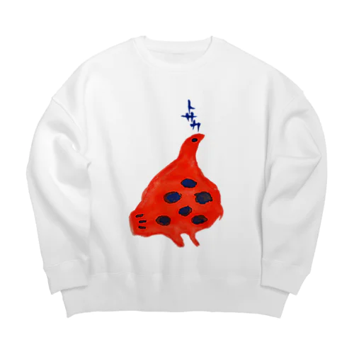 トサカ鳥 Big Crew Neck Sweatshirt