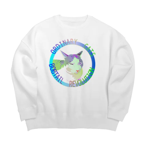 Ordinary Cats05h.t.(冬) Big Crew Neck Sweatshirt