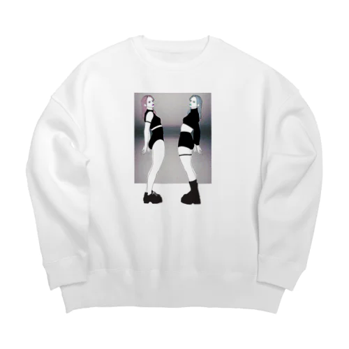 Everlasting Twins Big Crew Neck Sweatshirt