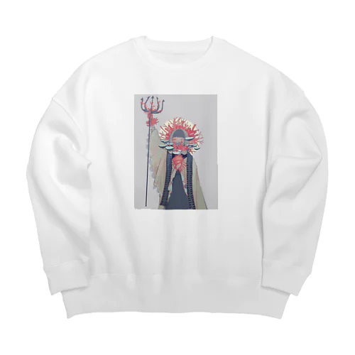 おごそかなまつりぐっず Big Crew Neck Sweatshirt