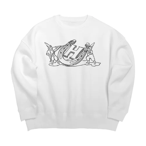 HORSMARTオリジナル Big Crew Neck Sweatshirt