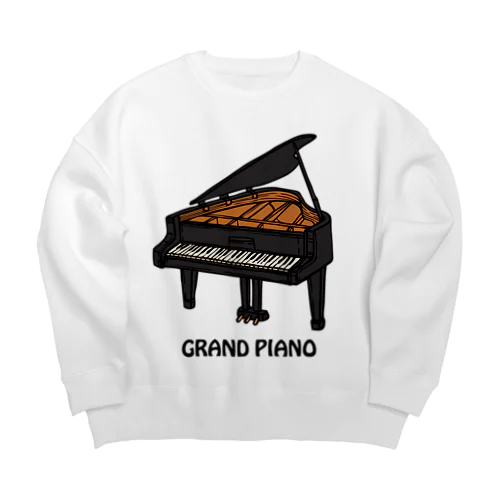 GRANDPIANO-グランドピアノ- Big Crew Neck Sweatshirt