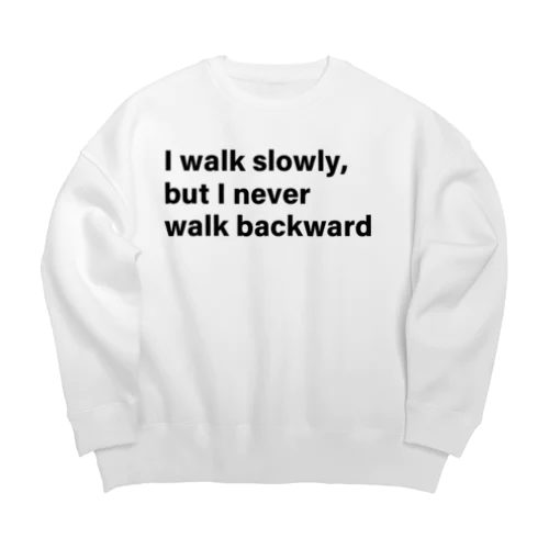 I work srory Big Crew Neck Sweatshirt