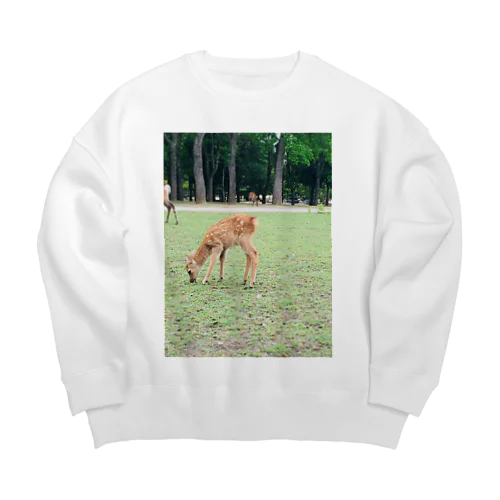 こじか1 Big Crew Neck Sweatshirt