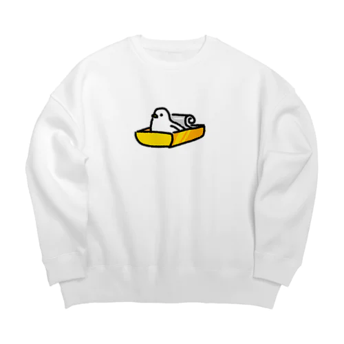 缶詰めバード Big Crew Neck Sweatshirt