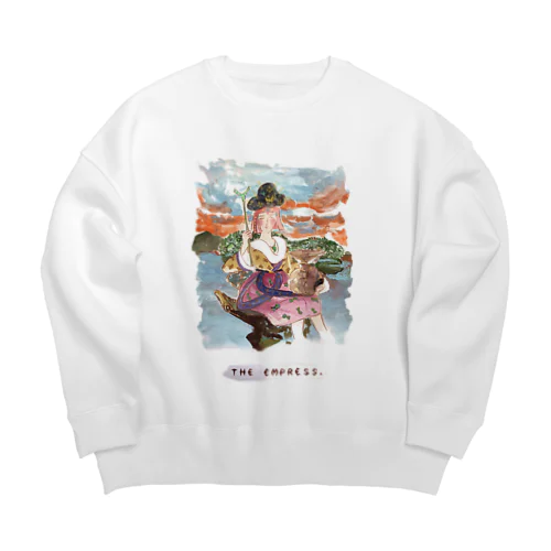 【タロットカード×埴輪】THE EMPRESS/女帝 Big Crew Neck Sweatshirt