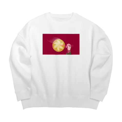 水餃子な食卓 Big Crew Neck Sweatshirt