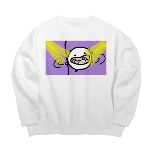 ポールダンサーねこです Big Crew Neck Sweatshirt