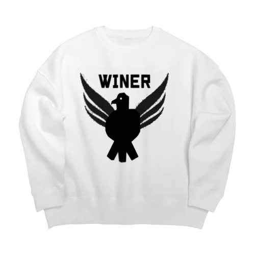 Winer Hawk Big Crew Neck Sweatshirt