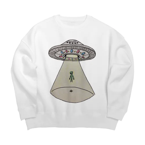 UFOから宇宙人 Big Crew Neck Sweatshirt