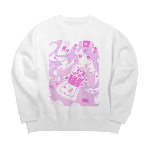 ゆめかわナースちゃん Big Crew Neck Sweatshirt