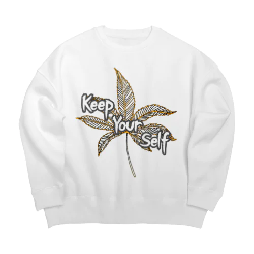 Spiritual Hemp Big Crew Neck Sweatshirt