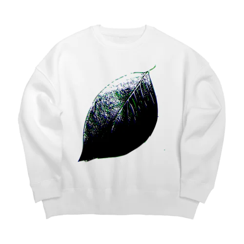 Leaf duo tone Big Crew Neck Sweatshirt