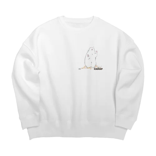 【KAMAP】すんすんジャンガリアン Big Crew Neck Sweatshirt