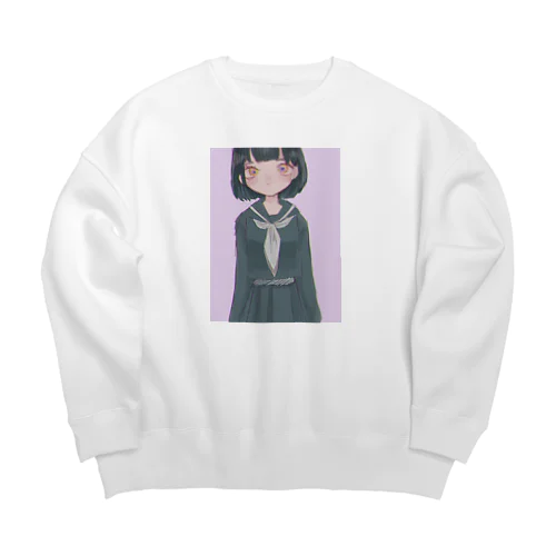 のぼせ子ちゃん Big Crew Neck Sweatshirt