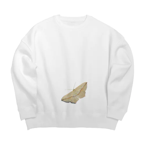 あ！虫止まってる！h.t.（デカい蛾） Big Crew Neck Sweatshirt