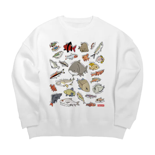 Very Cyprinids!（international) Big Crew Neck Sweatshirt