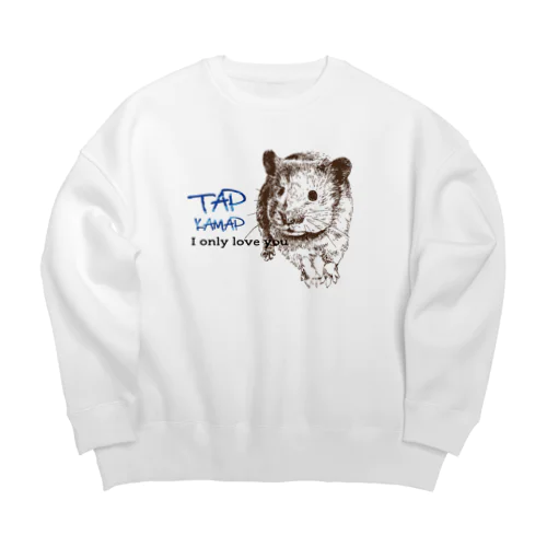 【KAMAP】I love TAP Big Crew Neck Sweatshirt