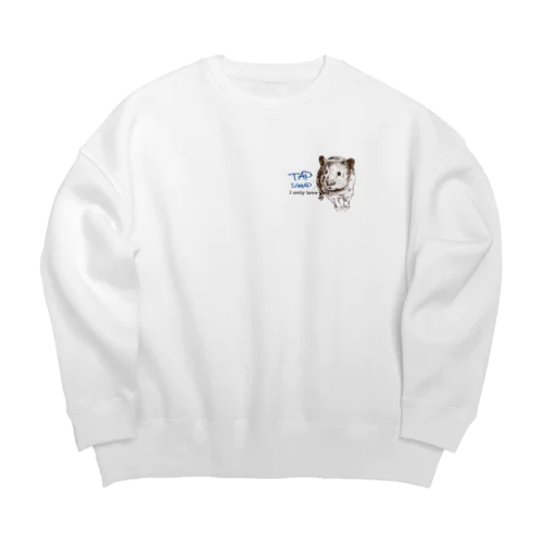 【KAMAP】I love TAP Big Crew Neck Sweatshirt