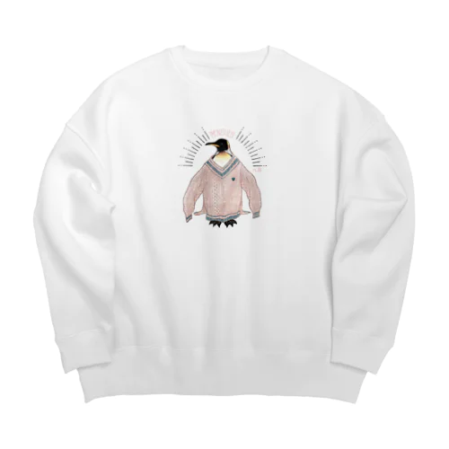 sweater-penguin Big Crew Neck Sweatshirt