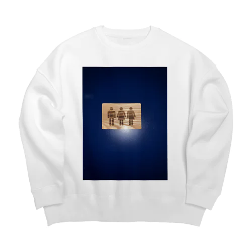 優しい世界だねきっと Big Crew Neck Sweatshirt