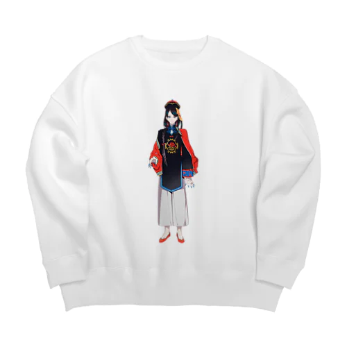 【OPEN BETA公式】惡人善グッズ Big Crew Neck Sweatshirt