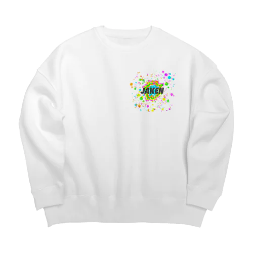 弾けろOKAYAMA-JAKEN- Big Crew Neck Sweatshirt