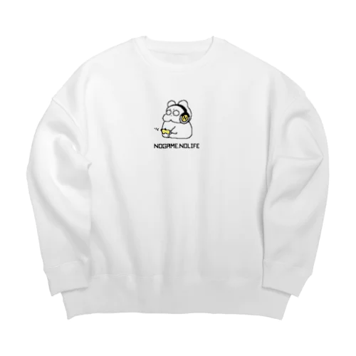 ゲーマーのっぺり Big Crew Neck Sweatshirt