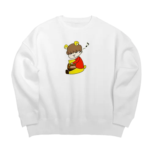 けいプー Big Crew Neck Sweatshirt