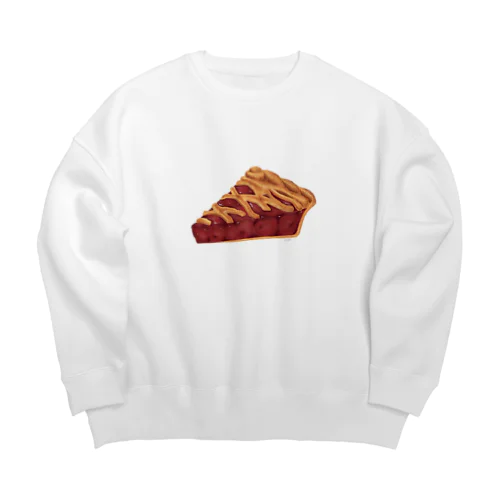 Cherry pie Big Crew Neck Sweatshirt