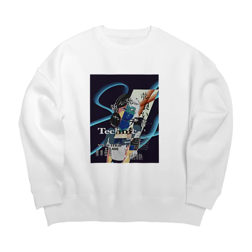 やくしまる Big Crew Neck Sweatshirt