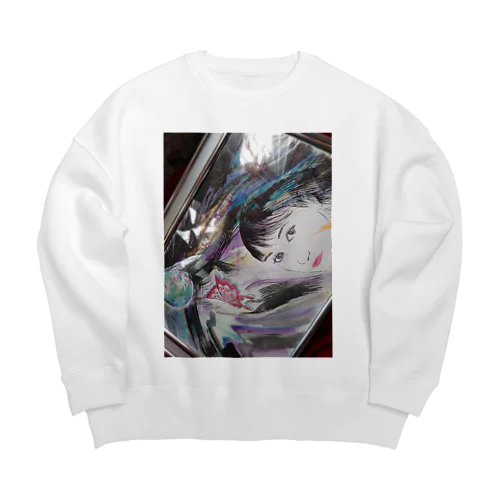 月夜の宴 Big Crew Neck Sweatshirt