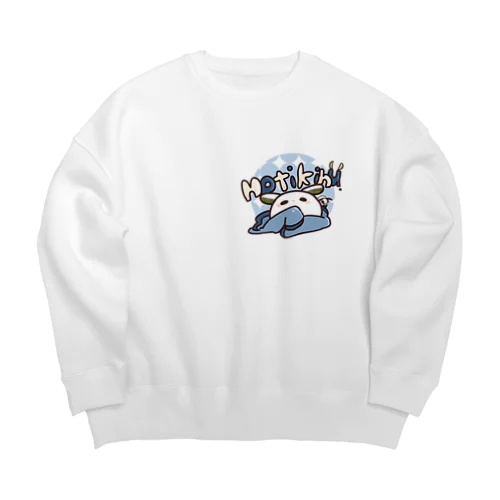 もちきぬえ Big Crew Neck Sweatshirt