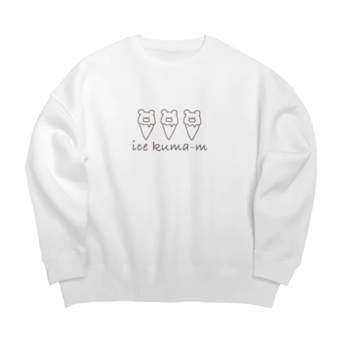 ice kuma-mʕ•ﻌ•✻ Big Crew Neck Sweatshirt