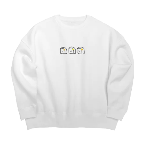 パン三姉妹 Big Crew Neck Sweatshirt