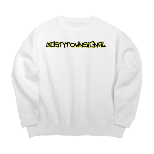 DustyTownSiggnals logo パーカー Big Crew Neck Sweatshirt