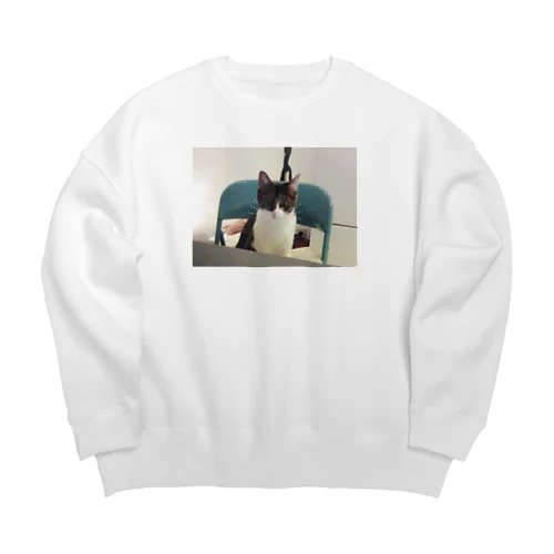 さくらのねこ Big Crew Neck Sweatshirt