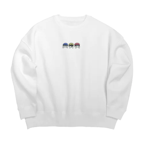 みずいわずきかず Big Crew Neck Sweatshirt