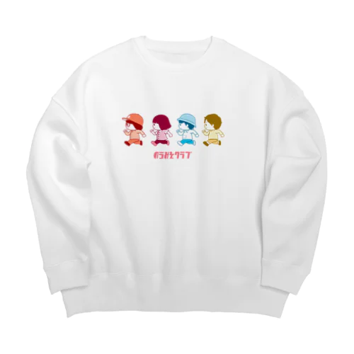 よーいどん Big Crew Neck Sweatshirt