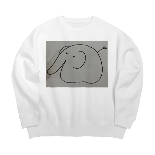 ぱおん Big Crew Neck Sweatshirt