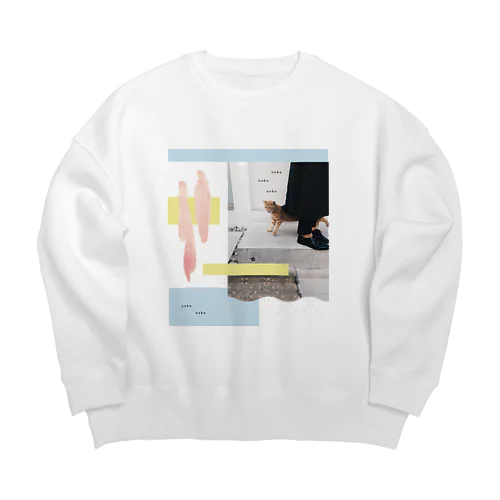 ｎｅｋｏ（ いかく ） Big Crew Neck Sweatshirt