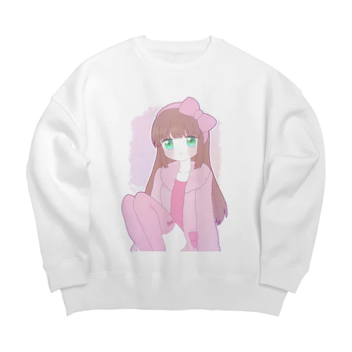 もこもこルームウェアちゃん Big Crew Neck Sweatshirt