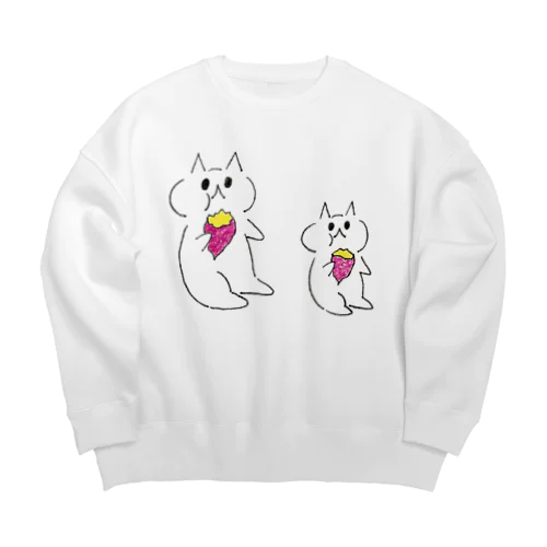 芋食い Big Crew Neck Sweatshirt