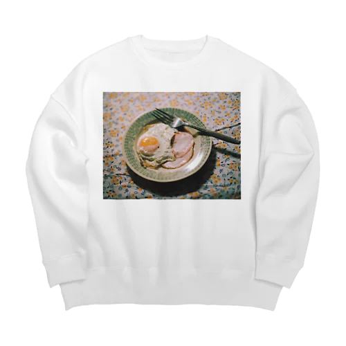 ハムエッグ Big Crew Neck Sweatshirt