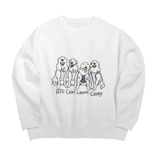 ローラ&キャリー&リオ&カール〜happy〜 Big Crew Neck Sweatshirt