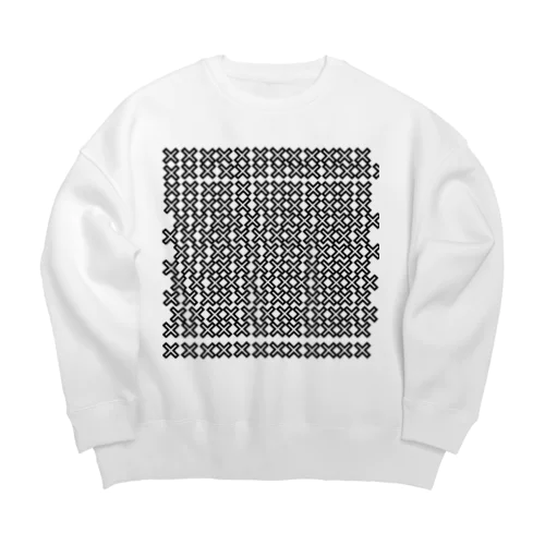 めっちゃバツ Big Crew Neck Sweatshirt