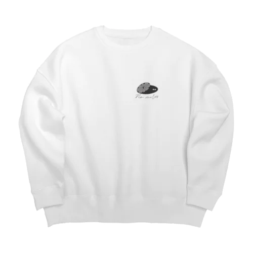 マンホールから覗くな Big Crew Neck Sweatshirt