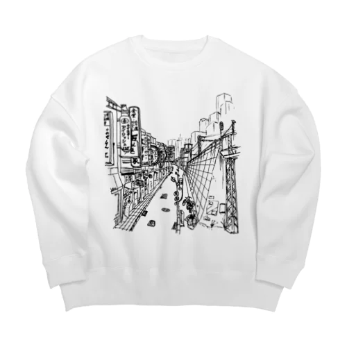 まちなみ2 Big Crew Neck Sweatshirt